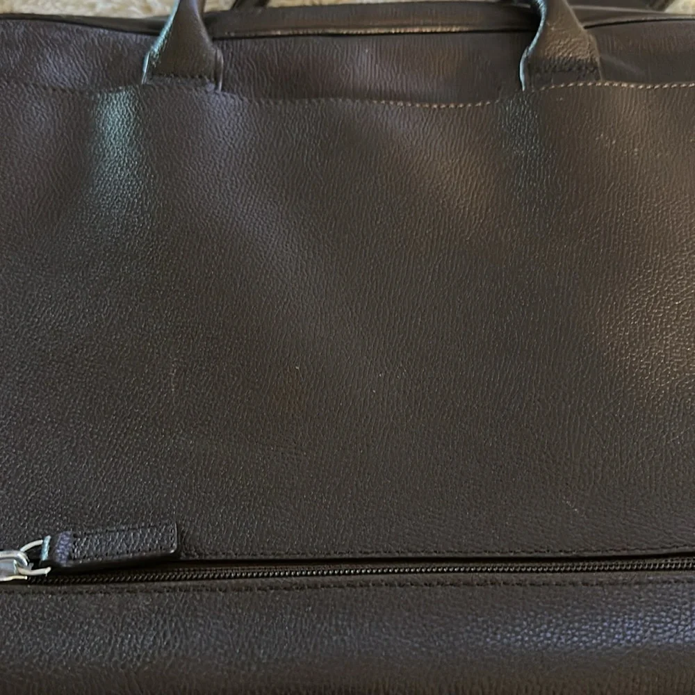 Samsonite Dark Brown Faux Leather Briefcase